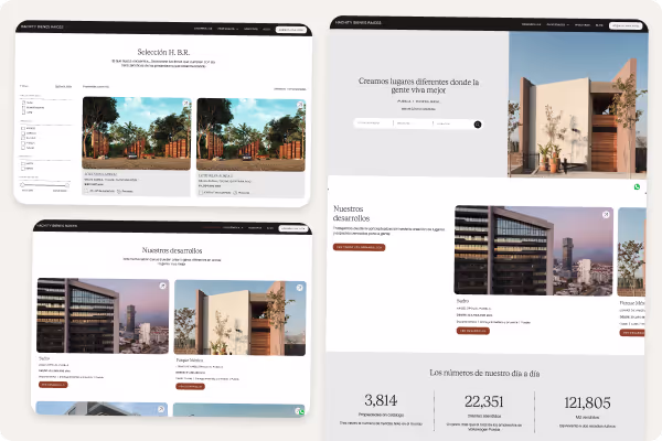 mockup sitio web