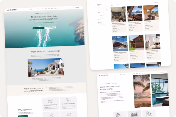 mockup sitio web