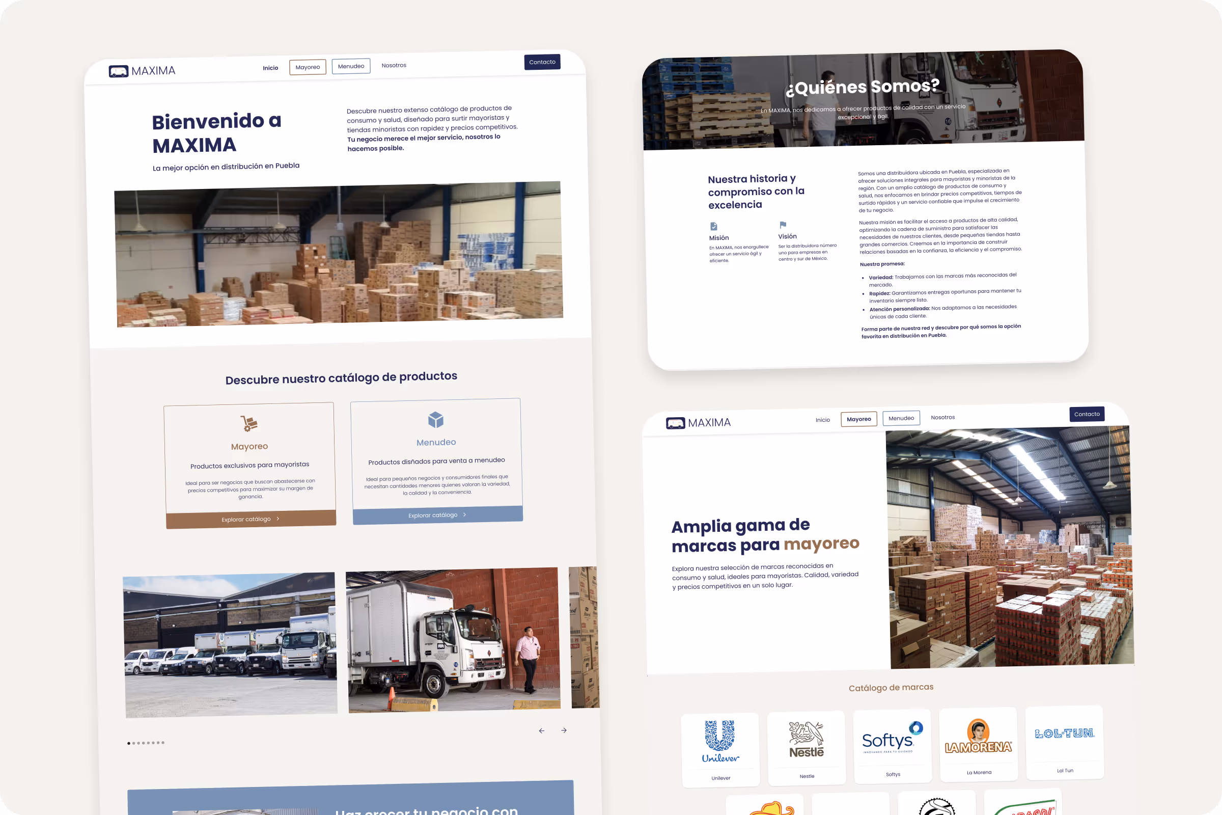 Página web informativa ejemplo