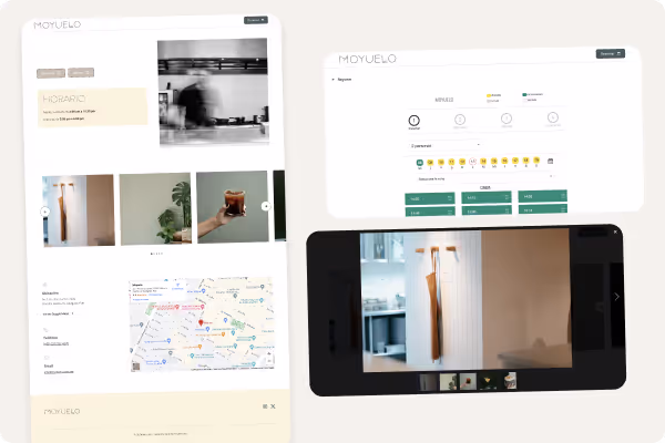 mockup sitio web