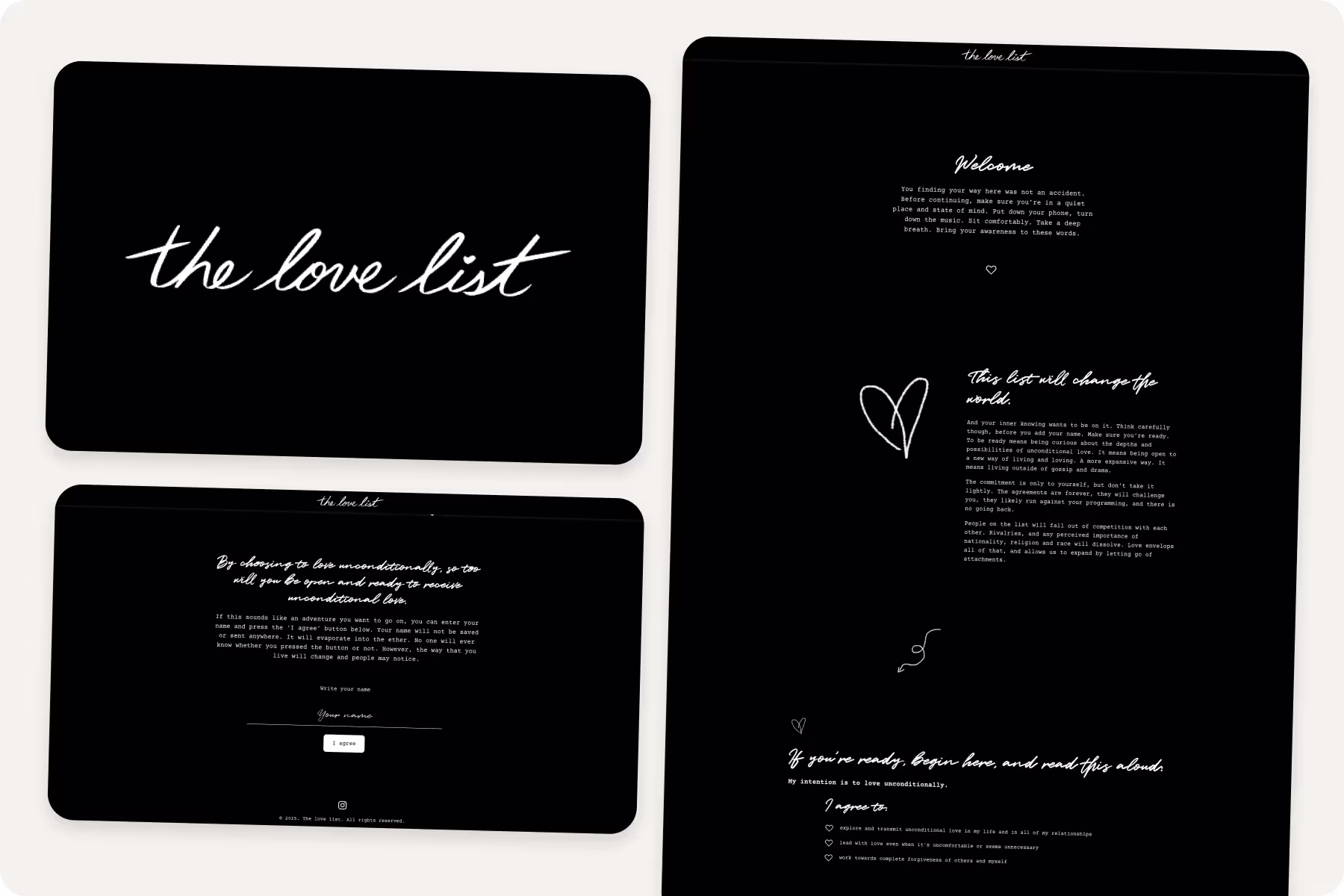 the love list