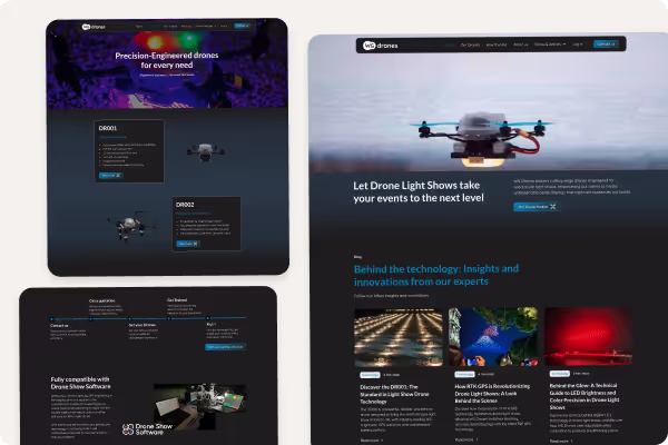 mockup sitio web